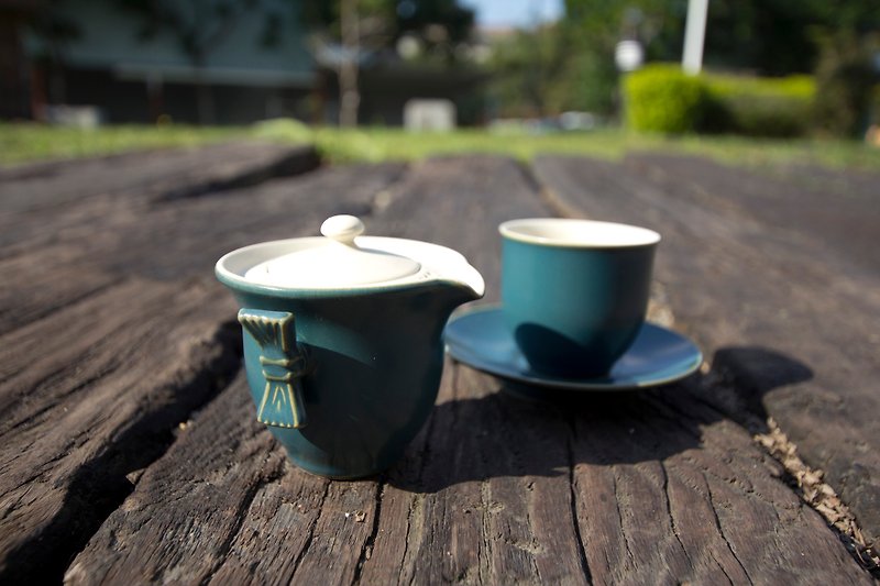 【VIVA】能量陶瓷系列●念香茶具组－钧蓝瓷 - 茶具/茶杯 - 其他材质 蓝色
