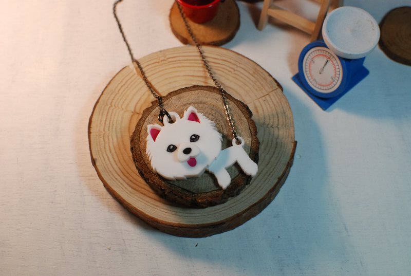 狐狸博美狗/毛小孩在身边/头重脚轻款/短链