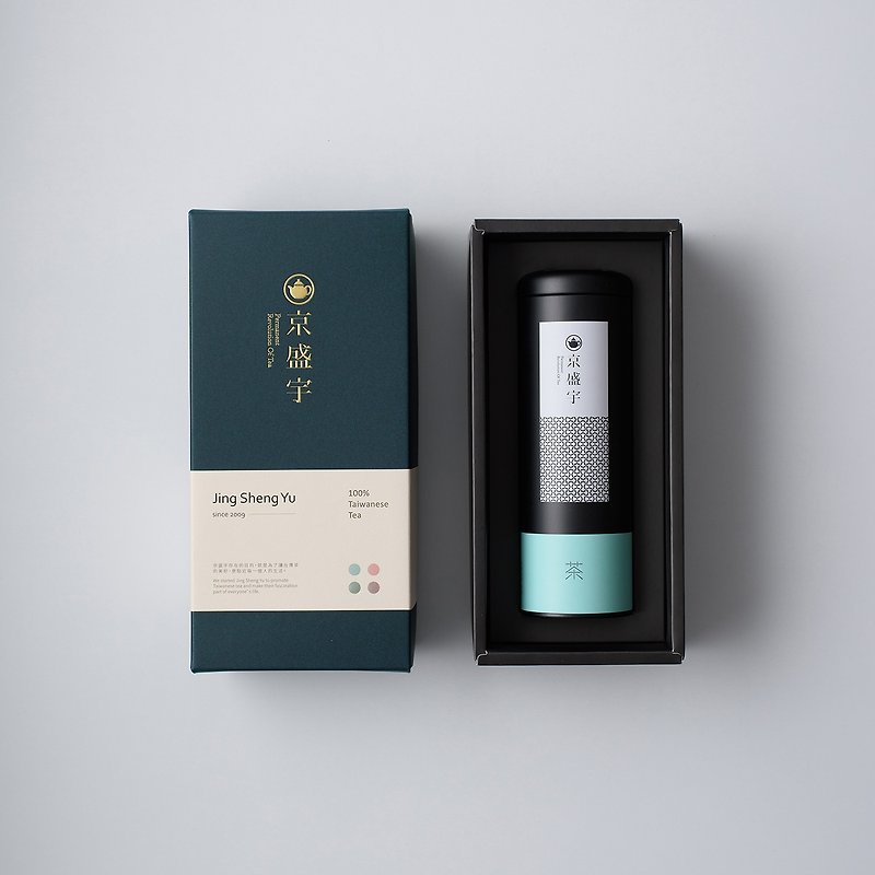 单罐礼盒-如水蓝-清香阿里山乌龙100g - 茶 - 新鲜食材 蓝色