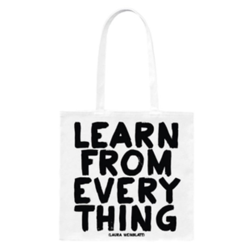Learn From Everything 帆布袋