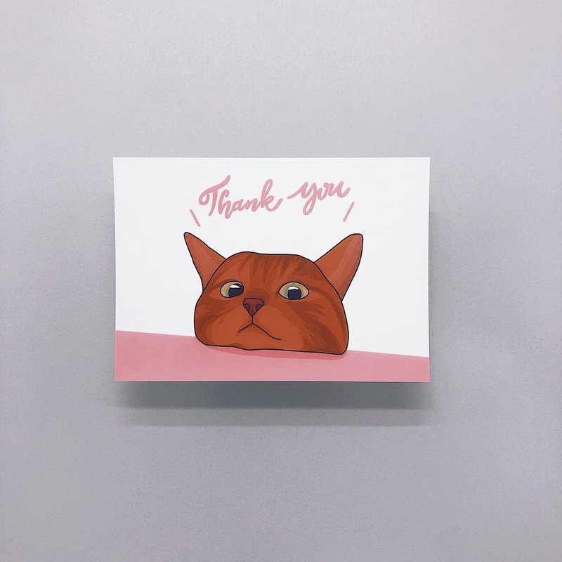 铲屎官-Thank you / 明信片