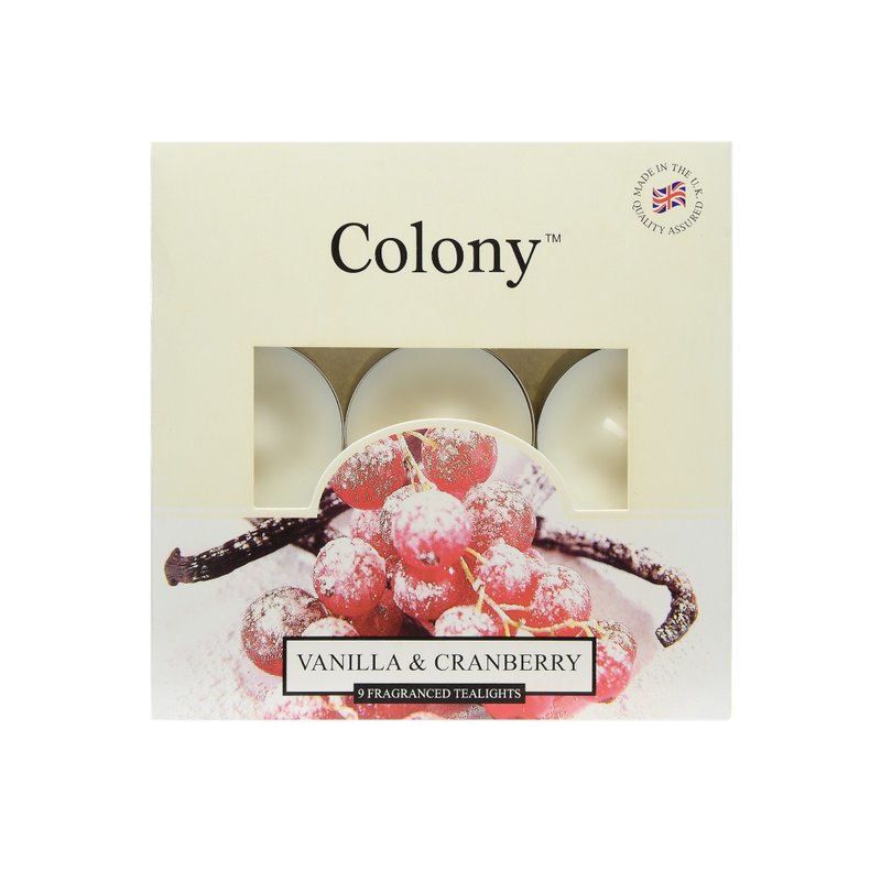 英伦蜡烛 Colony系列- 香草蔓越莓 9入迷你蜡烛