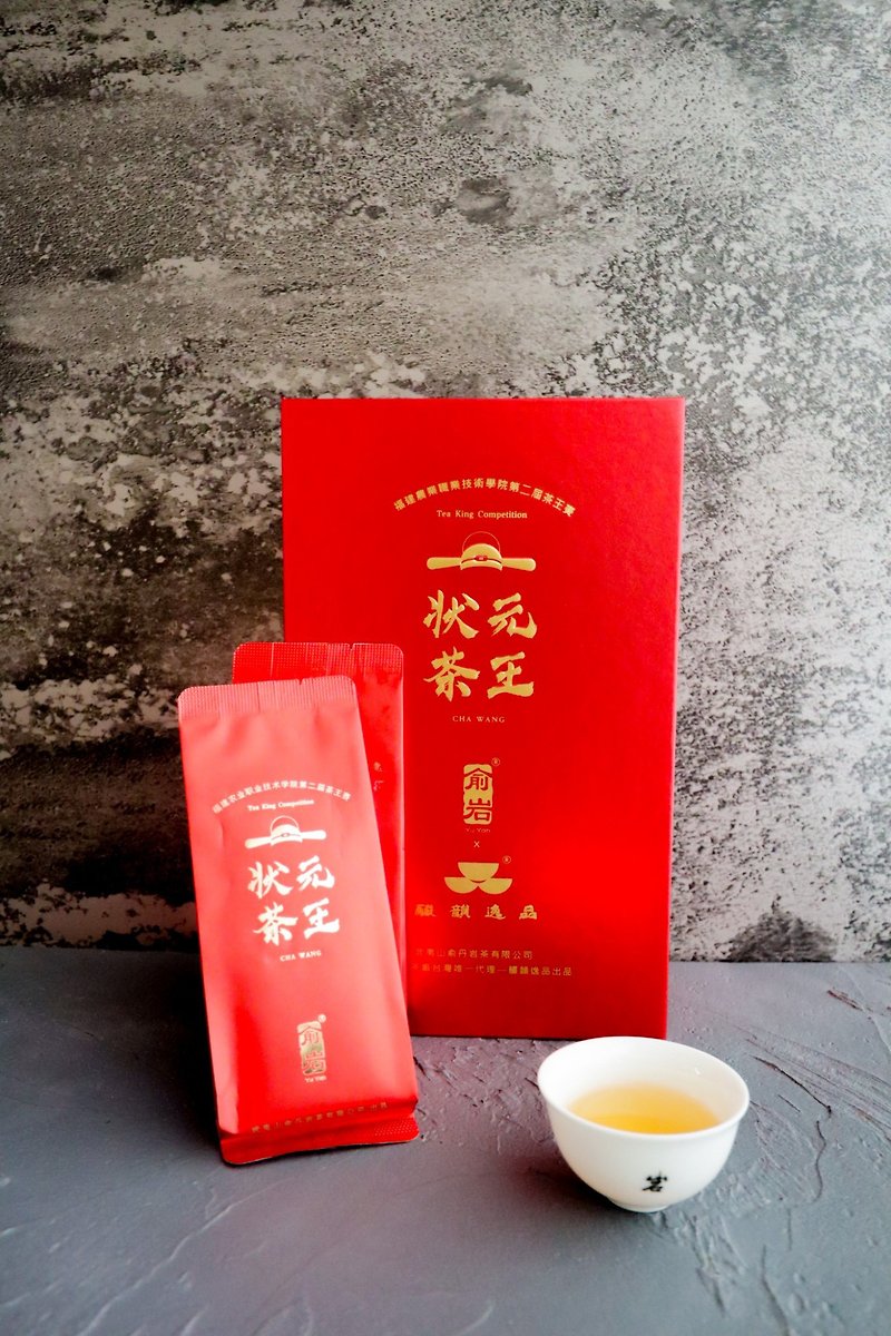 2021状元茶王 -正岩茶\水仙\又香又醇\顶级享受 - 茶 - 植物．花 红色
