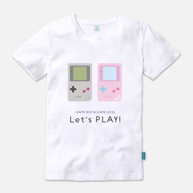 Game Boy & Game Girl - 中性版短袖T-shirt