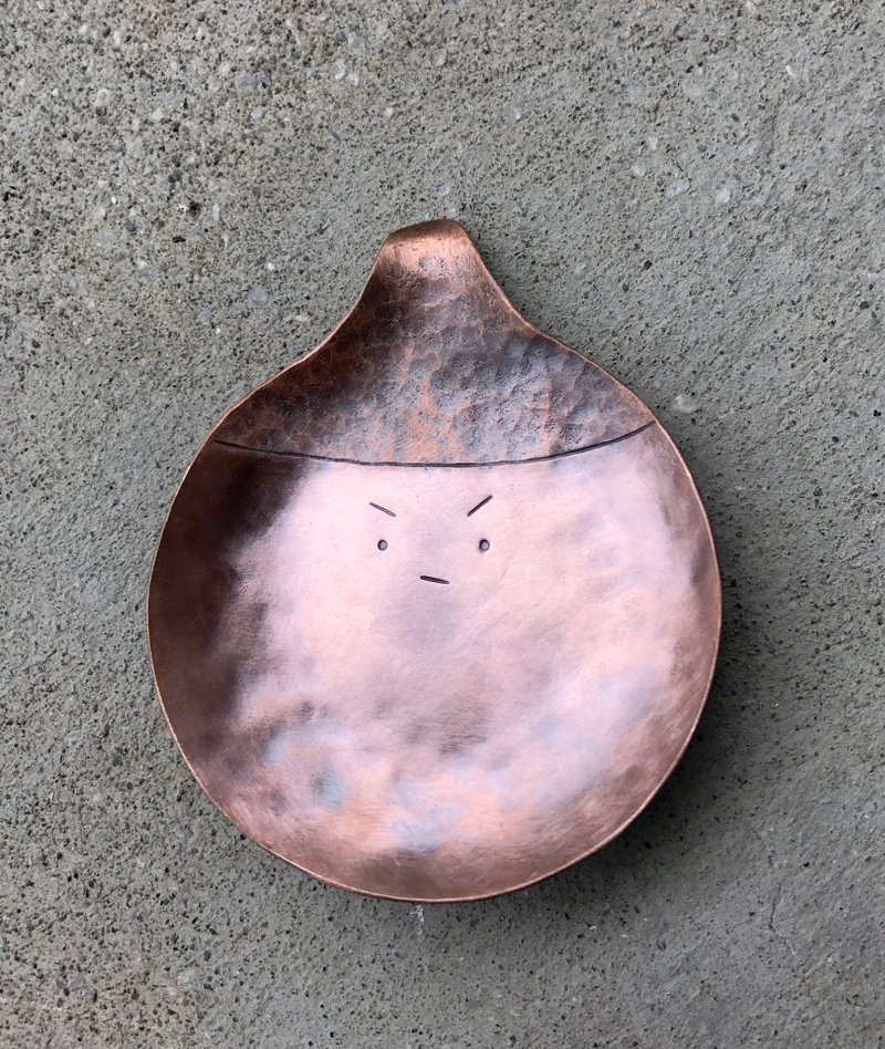赤铜栗子头小豆碟