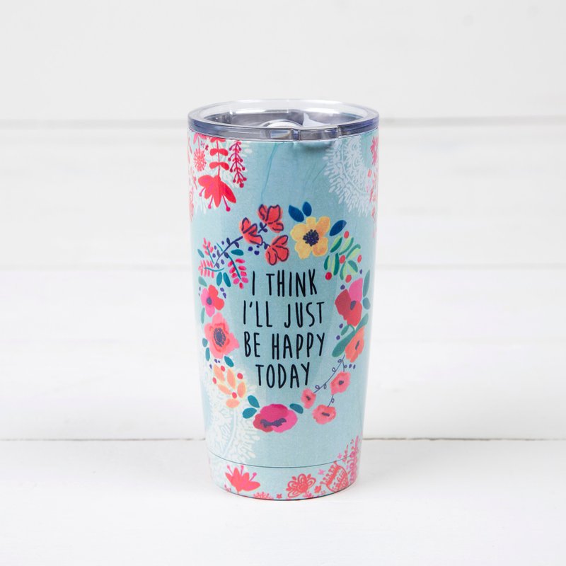 不锈钢双层杯-Happy Today ∣ WB008