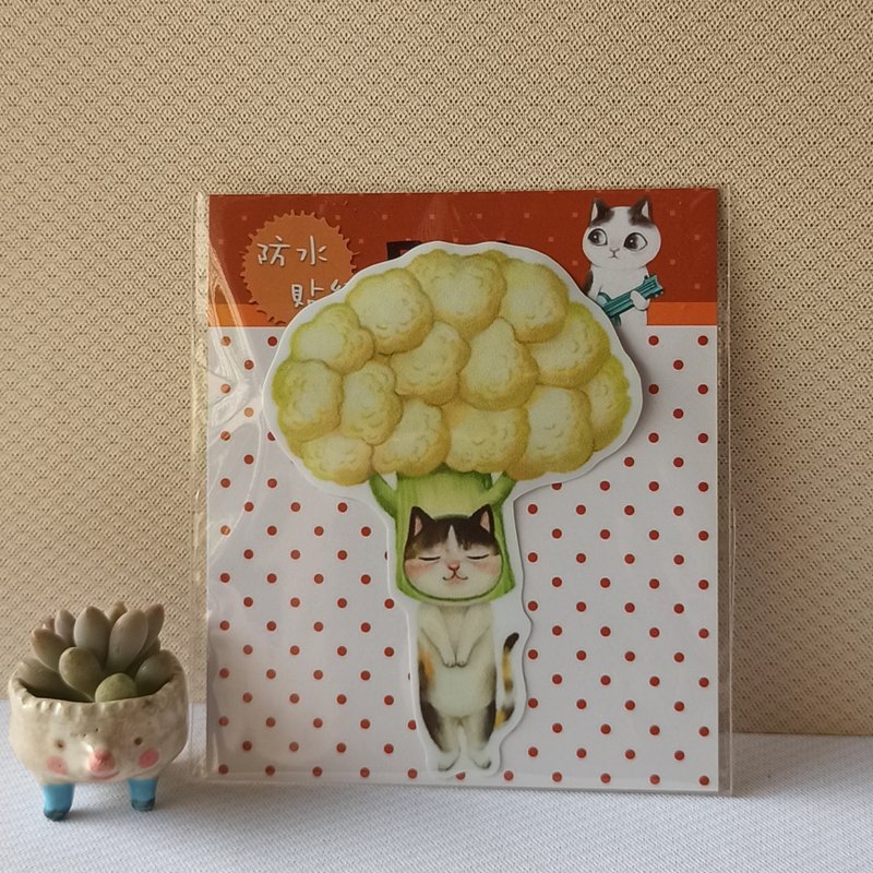 Fish cat/防水贴纸/来首浪漫的情歌