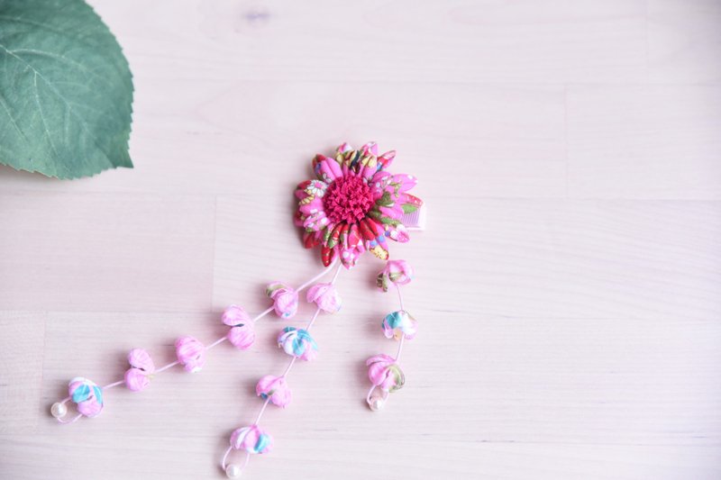 韩式小花流苏款发夹