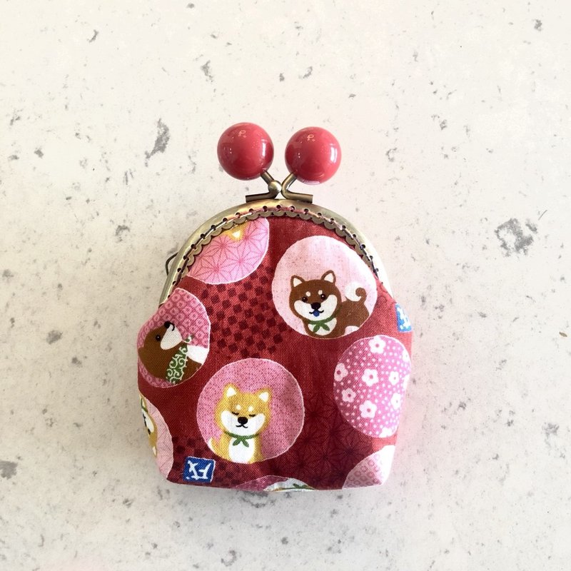 小彩虹糖果口金零钱包-红柴柴
