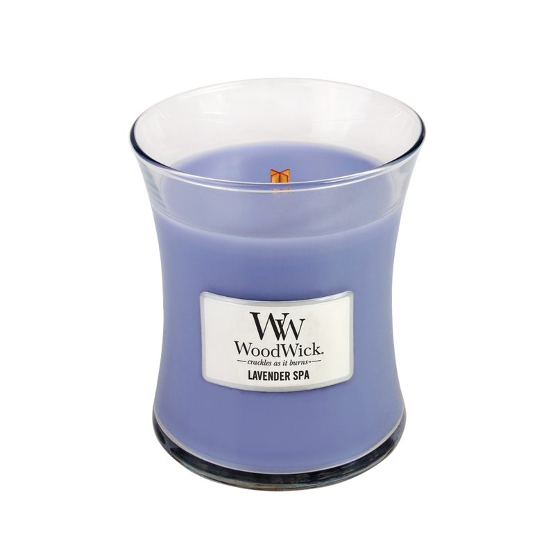 【VIVAWANG】WoodWick香氛中杯蜡 薰衣草疗愈