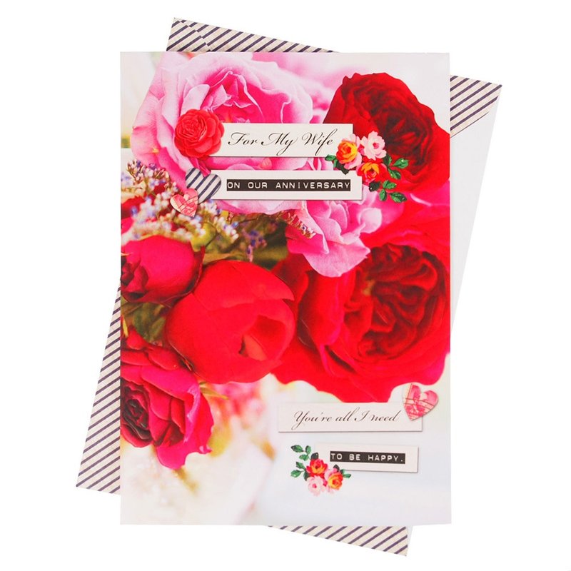 献给我亲爱的老婆【Hallmark-卡片 周年感言】