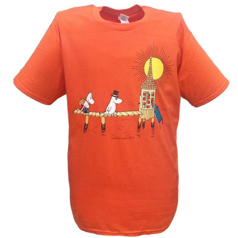 Moomin噜噜米授权-T恤:【黄昏】成人短袖 T-shirt