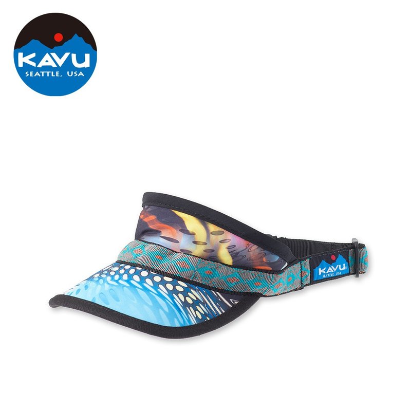 【西雅图 KAVU】Synthetic Strapvisor防泼水遮阳帽 礁岩派对#102
