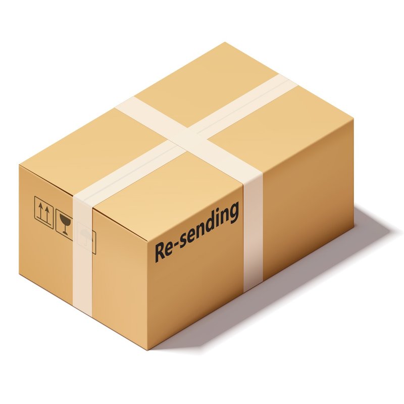 Additional Shipping Fee listing for re-sending the package