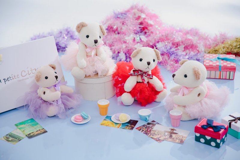 【TUTU BEAR】巴黎甜粉澎澎裙小熊