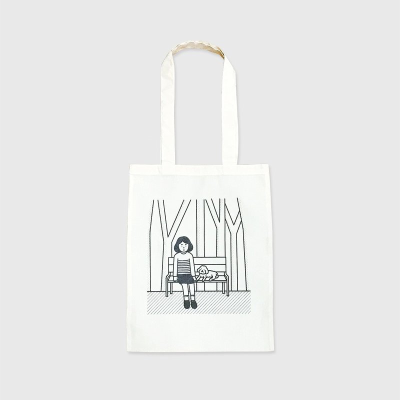 in the park | cotton tote bag