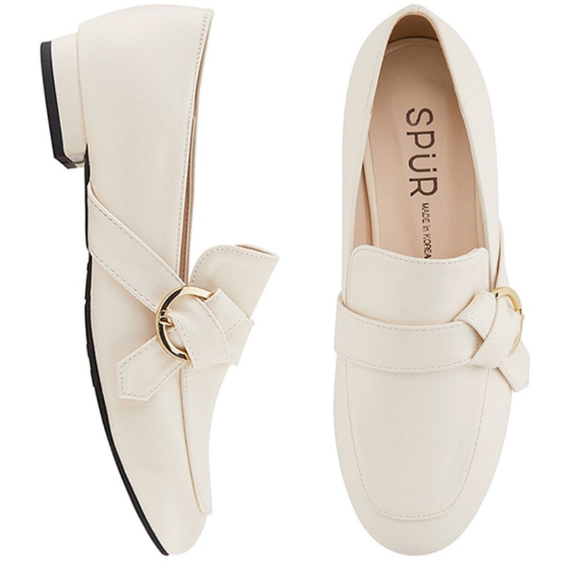 SPUR - 折纸金属扣乐福鞋 MS7017 IVORY