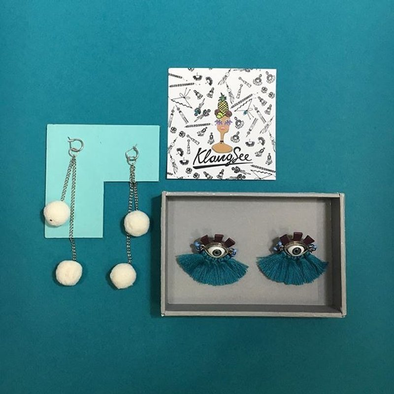 earrings : 2nd tribal ball + Mong-Rang (eyes)