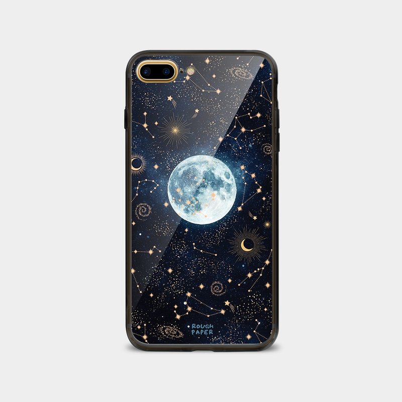 星空月球 | 钢化玻璃壳 | 手机壳