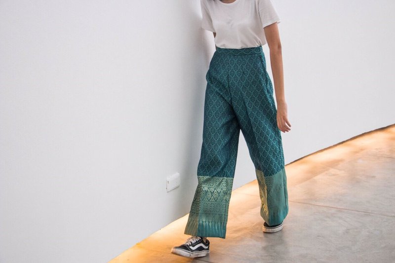 Beautiful Synthetic Silk Trousers for Women