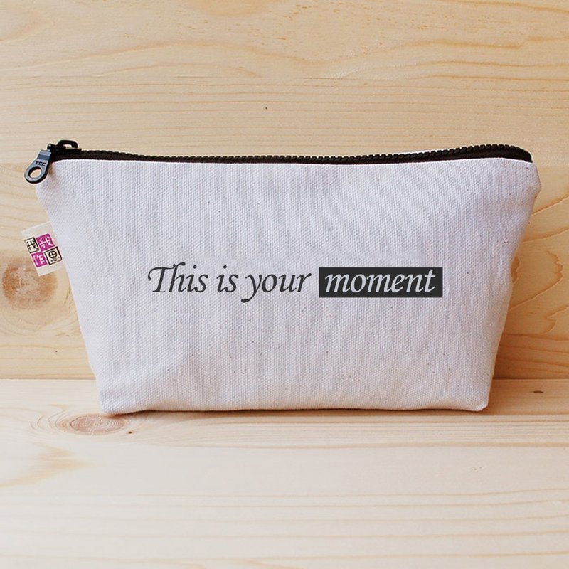 正面能量大笔袋-this is your moment