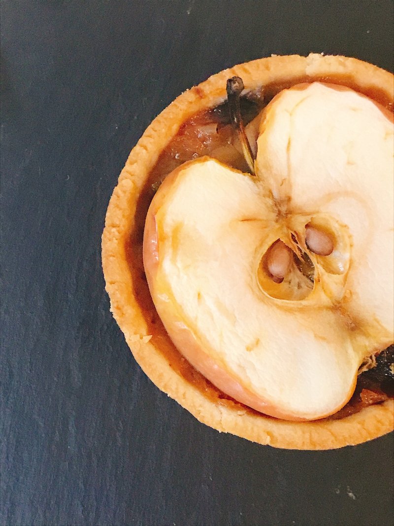 纯素红酒苹果馅塔 Vegan red wine mince tart