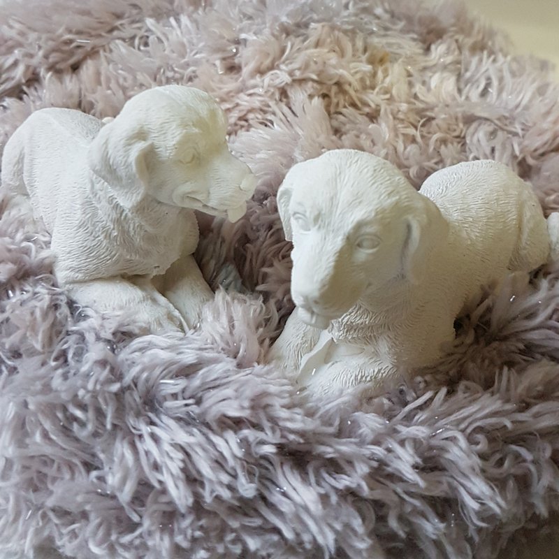 扩香石家饰 - "闲适的狗儿" 含圭藻土具吸湿防潮性