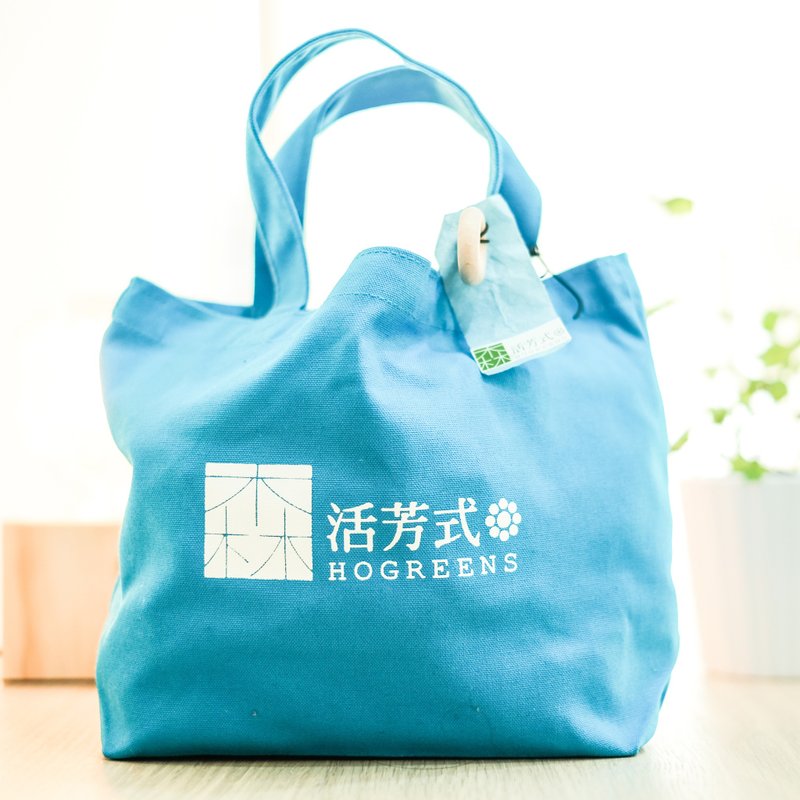 甜甜圈帆布包(蓝色)