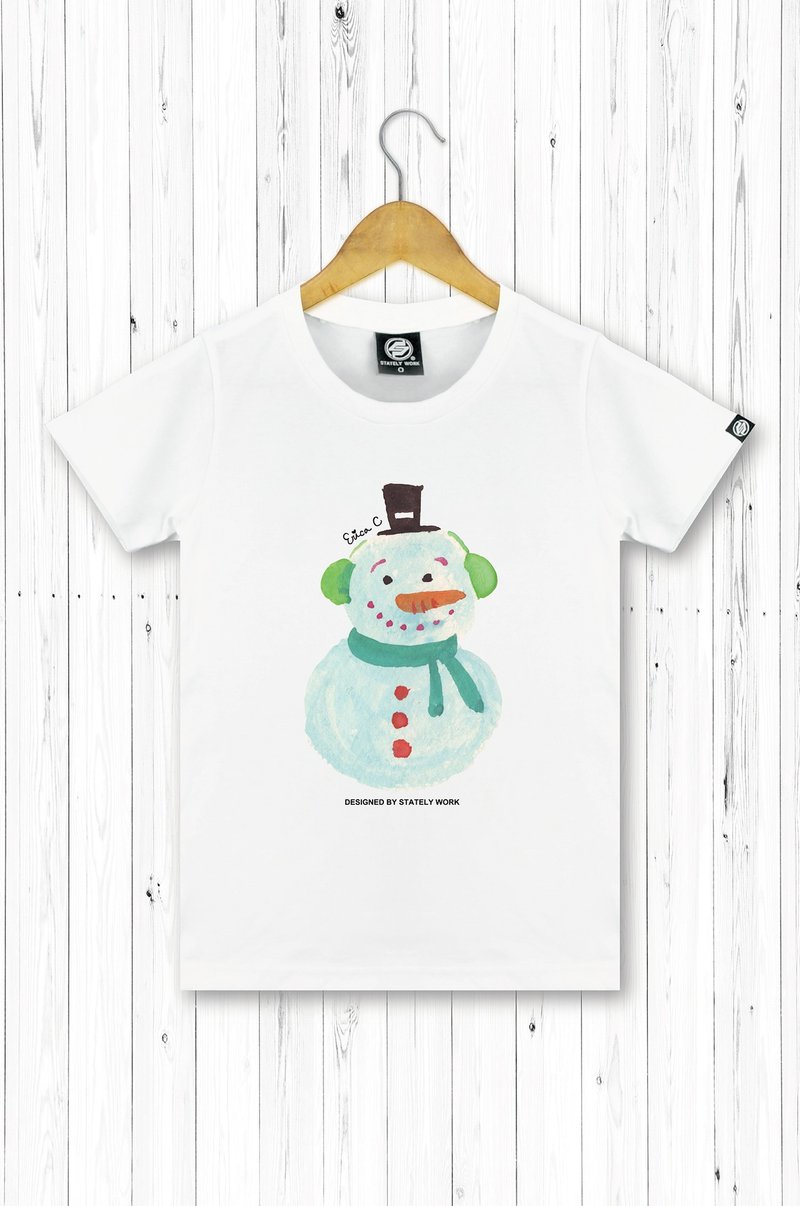 定制化 圣诞雪人手绘T-2XL (TO郑皓儿)