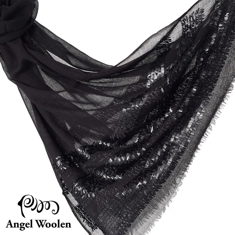 【Angel Woolen】印度手工刺绣肩围巾(幻丽丰姿)