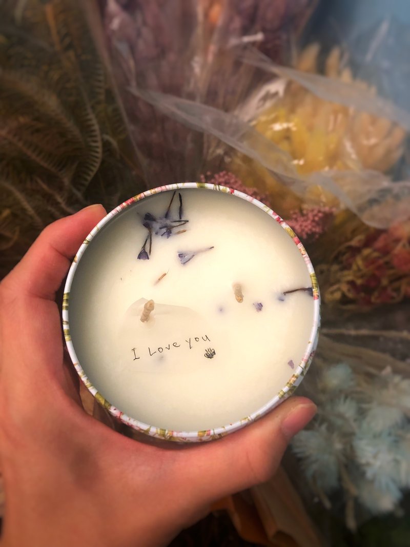 花瓣message蜡烛 古典花海