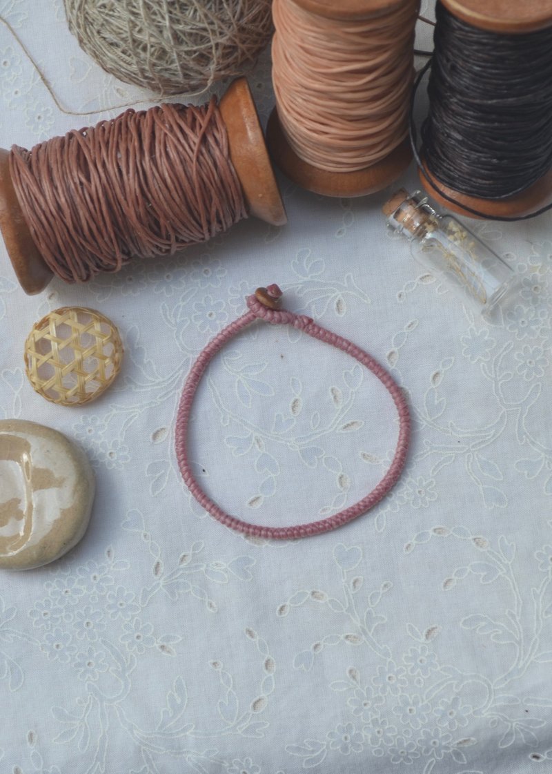 plain bracelet in pink