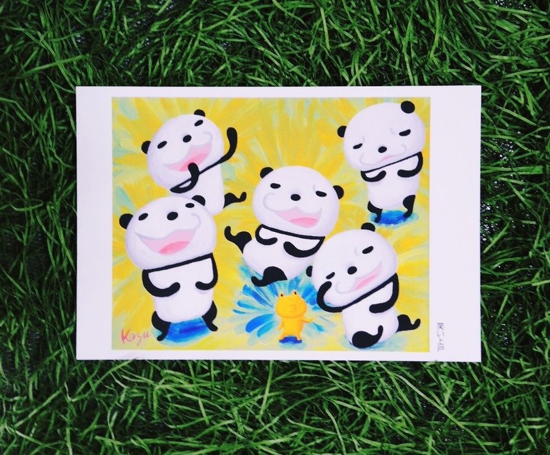 Post card "laughing drunk"