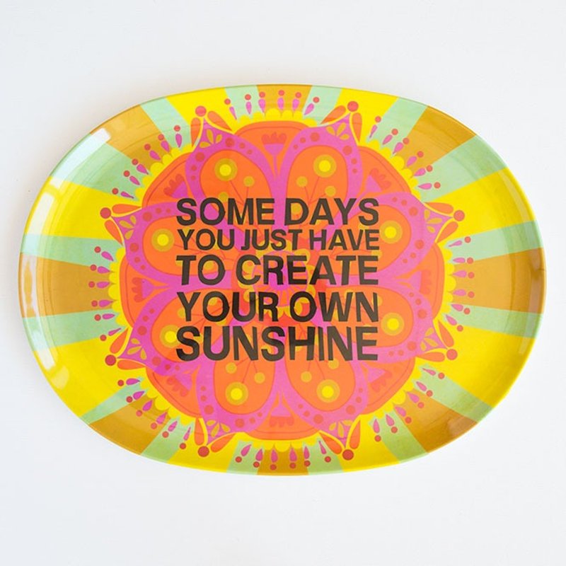 美耐皿大浅盘-Create Sunshine∣MPLT018