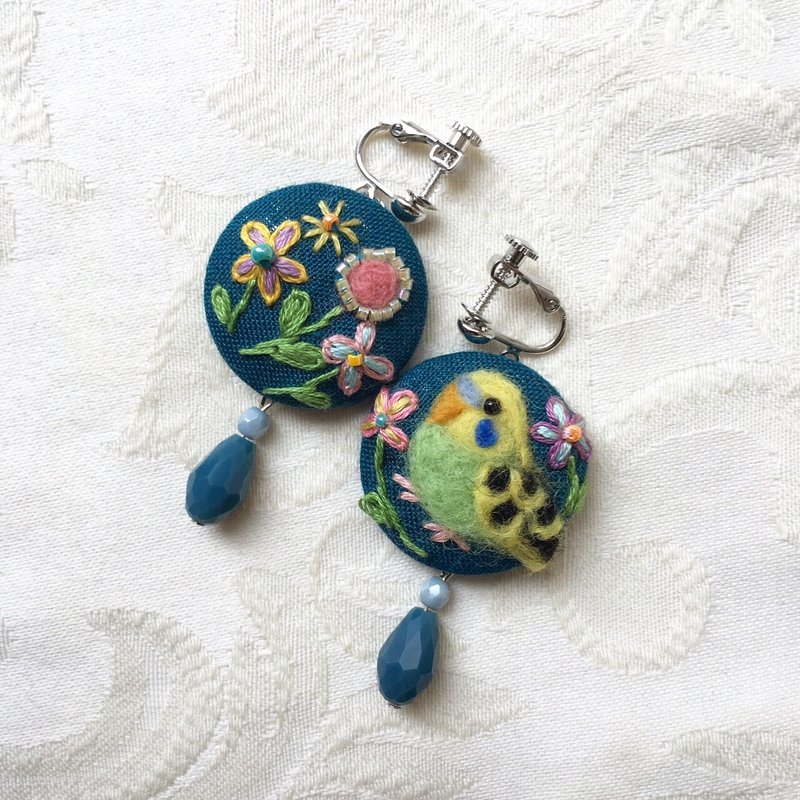 earrings of budgie