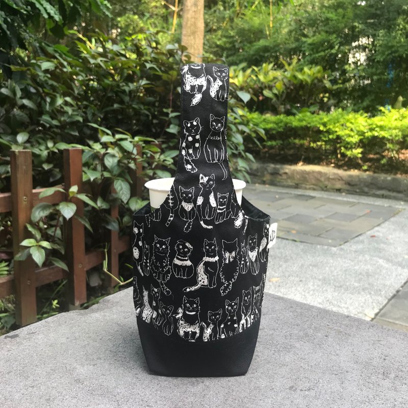 酷酷猫/防水饮料提袋/冰霸杯/早餐袋/