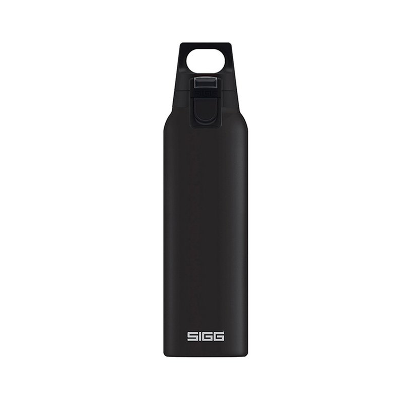 瑞士百年SIGG H&C弹盖不锈钢保温瓶 500ml - 纯黑