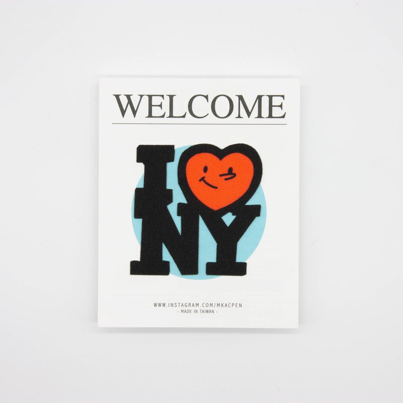 【烫片贴纸】欢迎光临系列-美国I LOVE NY