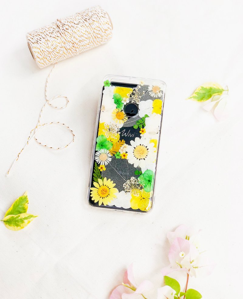 绿油油 押花 手机壳 Pressed Flower Phone Cases