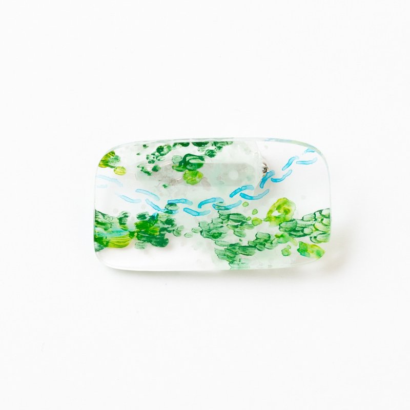 Brooch of painting