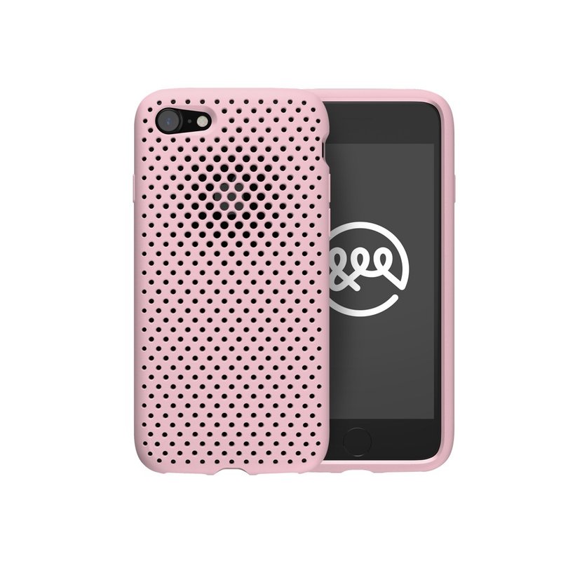 AndMesh iPhone 7 /8日本QQ网点软质防撞保护套 -粉4571384954594