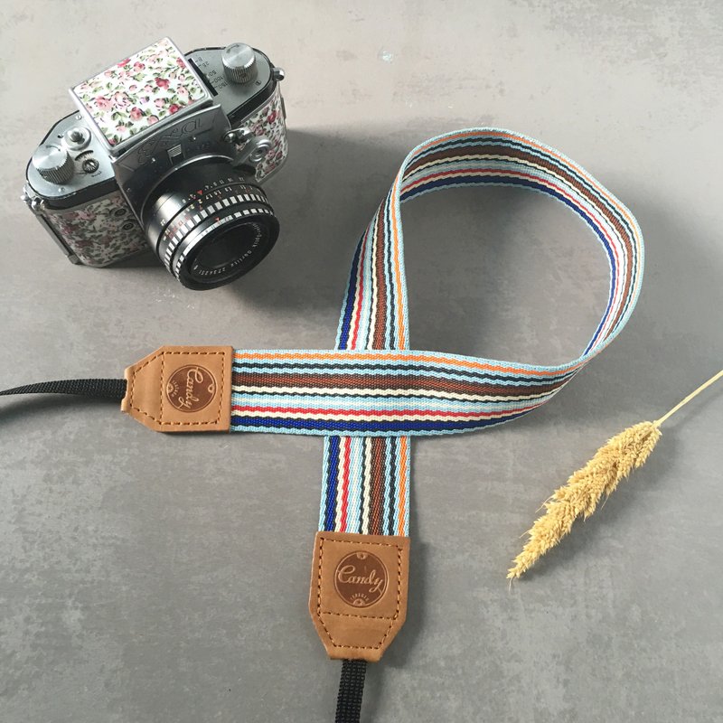 Blue Mix Mirrorless or DSLR Camera Strap