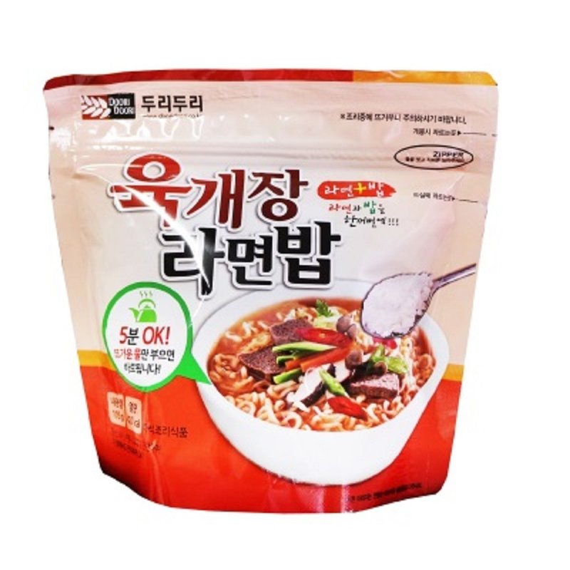【DOORI DOORI】泡饭+泡面 - 韩国大酱汤口味 ( 105g/包 )
