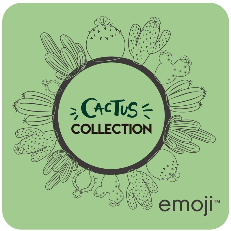 emoji表情符号授权-圭藻土吸水杯垫(绿),EM04