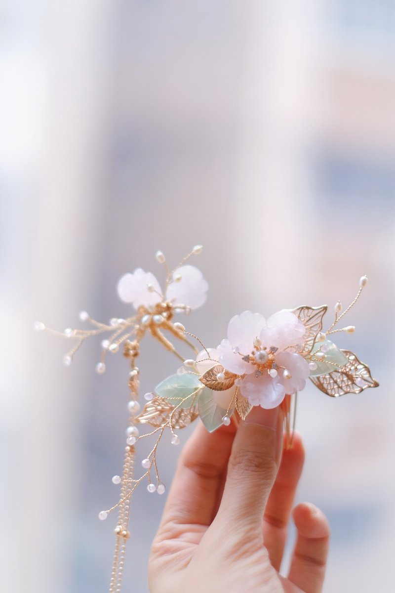 古典琉璃新娘头饰Bridal Headpiece