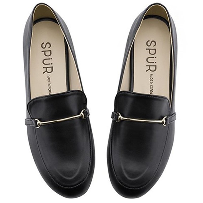 PRE-ORDER SPUR 横带扣乐福鞋 OF9001 BLACK