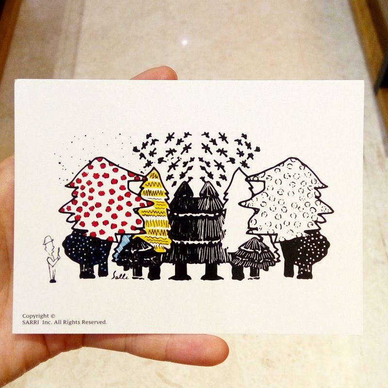 “植物学家在观察森林”明信片 生日卡 设计 着色 插画 绘本 卡片 万用卡 艺术 美术 现代 情人 爱 特别 有趣 怪 特色 怪异 可爱 台湾 黄色 好玩 有趣 抢眼 潮 艺术 亮片 闪 酷炫 不一样 名牌 本土 外国人 送礼 礼物 观光 风格 品味 惊喜 美好 旅途 旅行 快乐 幸福 希望 祝福 心 结婚 求婚 送 限定 独家 情人节 感谢卡 感恩 原创 文创 鼓励 postercard birth