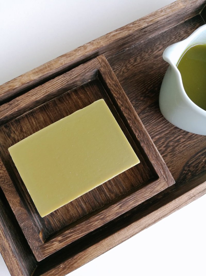 杏桃蜂蜜抹茶皂 洁净、保湿 冷制皂 一般肌肤适用