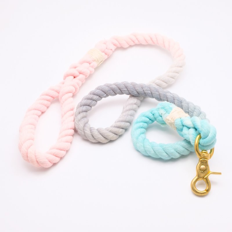 COTTON DOG LEASHES - RAINBOW UNICORN (100cm)