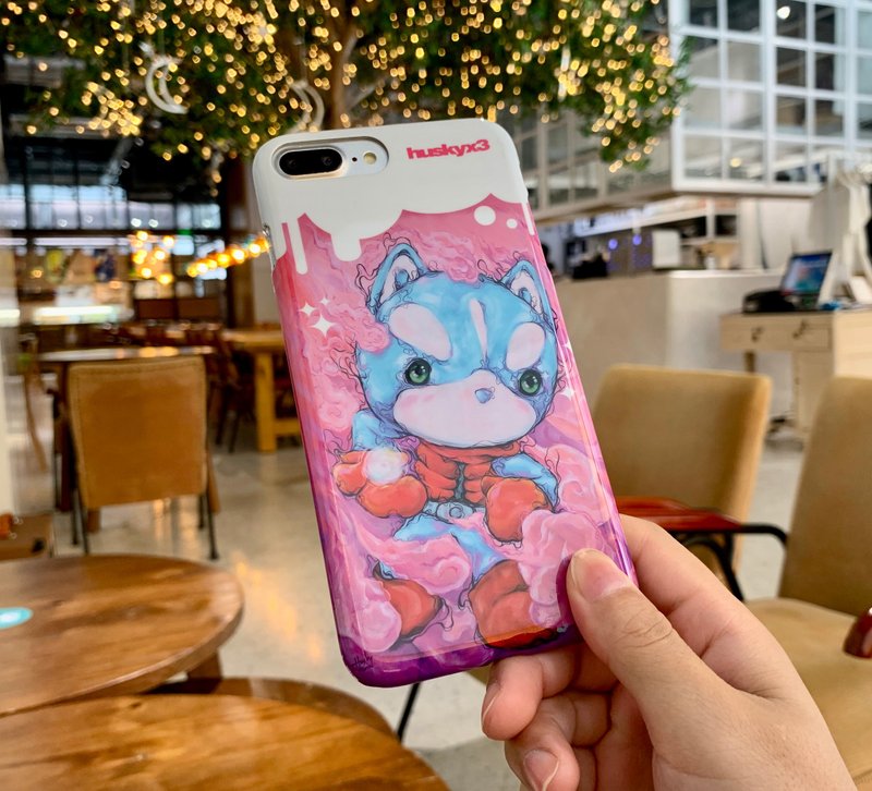 Husky x 3 Design, 超薄贴身设计.双面印制手机壳.iPhone Xs